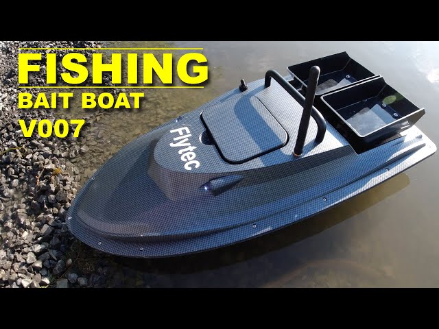 Do you Fish? This RC Boat will take your line far out and drop bait. FLYTEC V007 RC Bait Boat