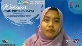 Webinar Etam Kayuh Bebaya Penyusunan Kurikulum Operasional Satuan Pendidikan Jenjang SD