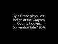 Kyle Creed plays Lost Indian at the Grayson County Fiddlers Convention late 1960s