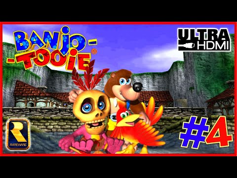 BANJO-TOOIE 100% Walkthrough N64 UltraHDMI Part 4 JOLLY ROGER'S LAGOON 100% Collectibles & Cutscenes