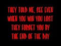 They told me - twiztid lyrics
