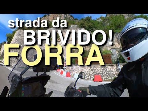 Motorcycle trip on the Strada della Forra 😍 to the Terrazza del Brivido at 350m - LAKE GARDA