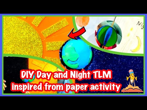 DIY TLM for Day and night | Activity for Day and night | Earth Sun and Moon