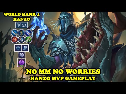 No MM No Worries | Top Rank 1 Hanzo nnjj | Mobile Legends Bang Bang