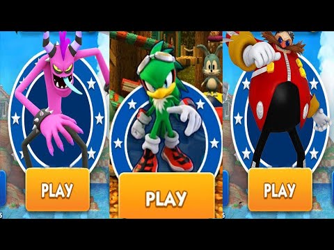 Sonic Dash - Gameplay Walkthrough Part 42 - Sonic Jet All Characters Unlocked (iOS, Android)