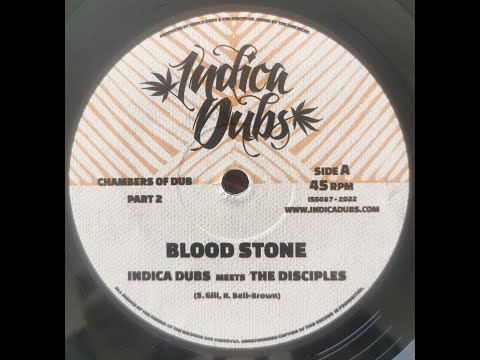 INDICA DUBS 10″ VINYL RECORD “BLOOD STONE / DUB ASCENSION”  RUSS DICIPLES EMPERORFARI REGGAE DUB