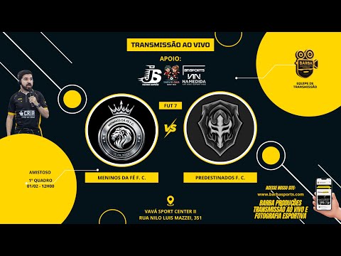 Meninos da Fé F. C. vs Predestinados F. C. - Amistoso - Fut 7 - 1º quadro