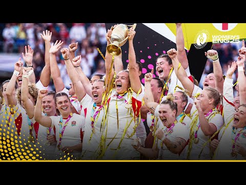 England lift the Women's Rugby World Cup on home soil! 🏆 | Canada v England | Rugby World Cup 2025