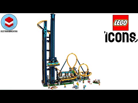 LEGO Icons 10303 Loop Coaster - LEGO Speed Build Review