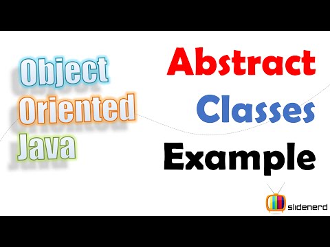62 Java Abstract Classes Example