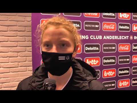 Charlotte Tison na RSC Anderlecht - SL Benfica op 18.11.2020
