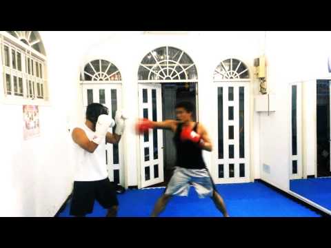 20150509 ホーチミン　キックボクシング・サンライズジム　ボクシングスパーリング