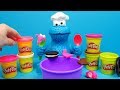 Play Doh Cooking Monster Is Going To Eat Cookies Family Toys Collector