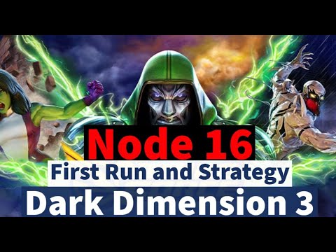 Dark Dimension 3: Node 16 - First DD3 Run Complete in 23 Days! | Marvel Strike Force - Free to Play