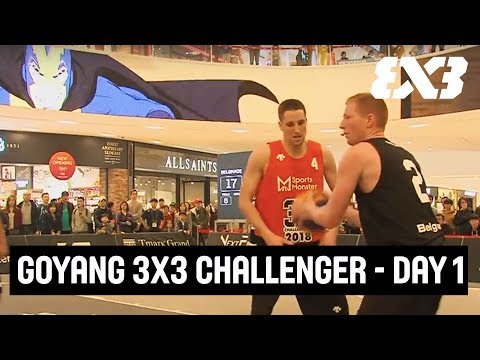 Re-Live - FIBA 3x3 - GoYang 3x3 Challenger 2018 - Day 1 | 3x3 Basketball