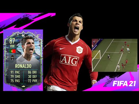 FLASHBACK RONALDO IN FUT CHAMPIONS! HIS FINISHING IS INSANE! (FAKE STATS!), FIFA21 ULTIMATE TEAM!