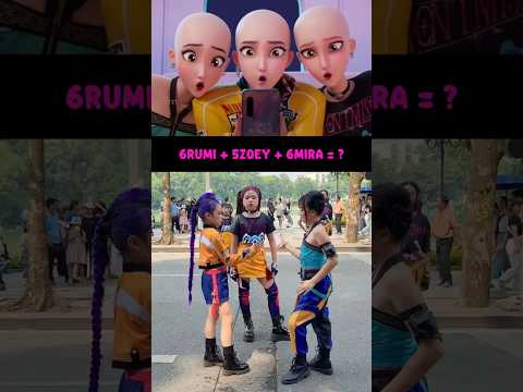 Kpop demon hunters kids  dancing | Watch with Rumi, Zoey Mira #fyp #kpopdemonhunters #dance #golden
