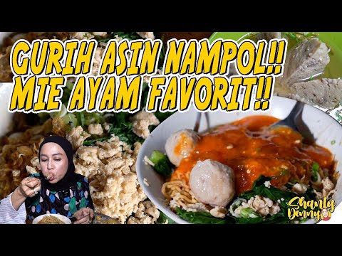 SAVORY AND SALTY NAMPOL!! FAVORITE TYPE OF NOODLE!! DEDY'S CHICKEN NOODLE!!