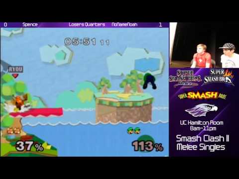 [WW SC II] Losers Quarters NoNameNoah(Luigi) vs. Spence(Fox) - Melee Singles