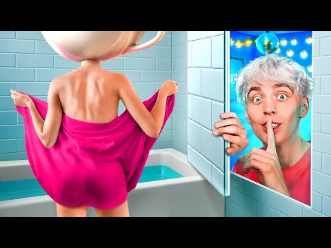 Построили 3 СЕКРЕТНЫЕ КОМНАТЫ, Чтобы Следить за БАЛЕРИНОЙ КАПУЧИНО !