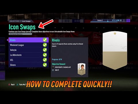 HOW TO COMPLETE BATCH 2 OF ICON SWAPS OBJECTIVES QUICKLY! - FIFA 21 Ultimate Team