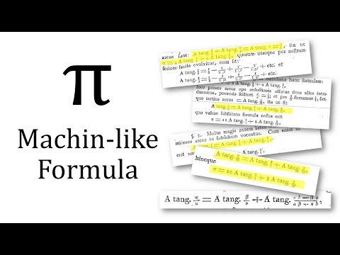 Machin-like formula Machin-like formula video