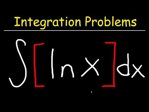 Integral of lnx