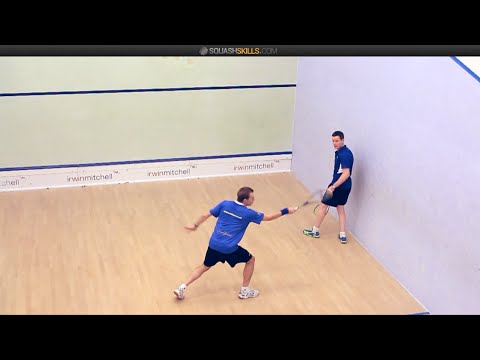 Squash tips: Nick Matthew forehand drops & volley drops