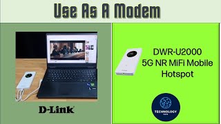 D-Link DWR-U2000 5G NR MiFi How to use it as a Modem