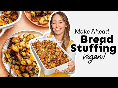 Best Ever Vegan Stuffing (with Make Ahead Option)