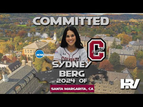2024 Sydney Berg 🥎 Committed to Colgate University