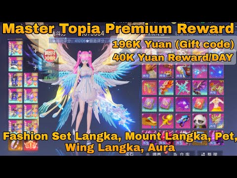 Auto Sultan Master Topia Premium Reward - Fashion Set Langka,Mount Langka,Wing Langka - 196K Yuan++