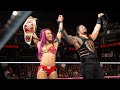 Roman Reigns And Sasha Banks Form A Winning Team Raw Oct 10 2016