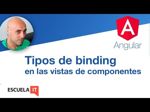 Tipos de binding en vistas de componentes Angular
