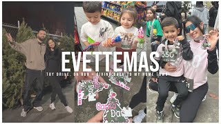 evettemas✨: giving back to my home town, huge toy drive + 5k run.