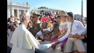 Pope Francis at September 3rd, 2014's general audience!