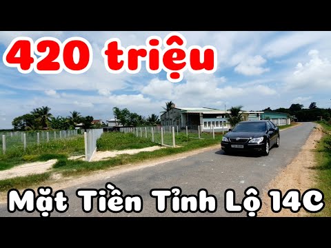 Bán đất mặt tiền Tỉnh Lộ 14C kế bên ngã 3 Tỉnh Lộ 796 giá 420 triệu ở Ninh Điền Tây Ninh