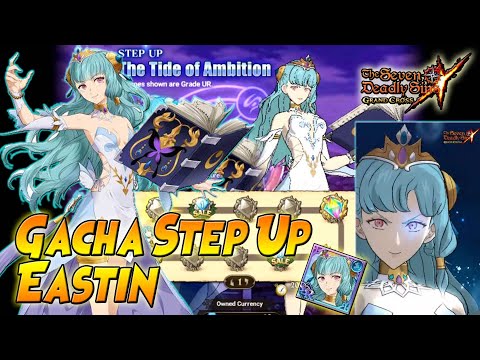 GACHA STEP 1-3 EASTIN + Open 7 SSR TIKET - The Seven Deadly Sins: Grand Cross