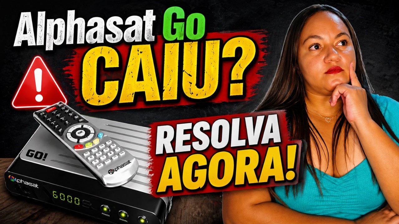 ALPHASAT GO PAROU DE FUNCIONAR? ALPHASAT GO FORA DO AR? VEJA AGORA COMO RESOLVER!