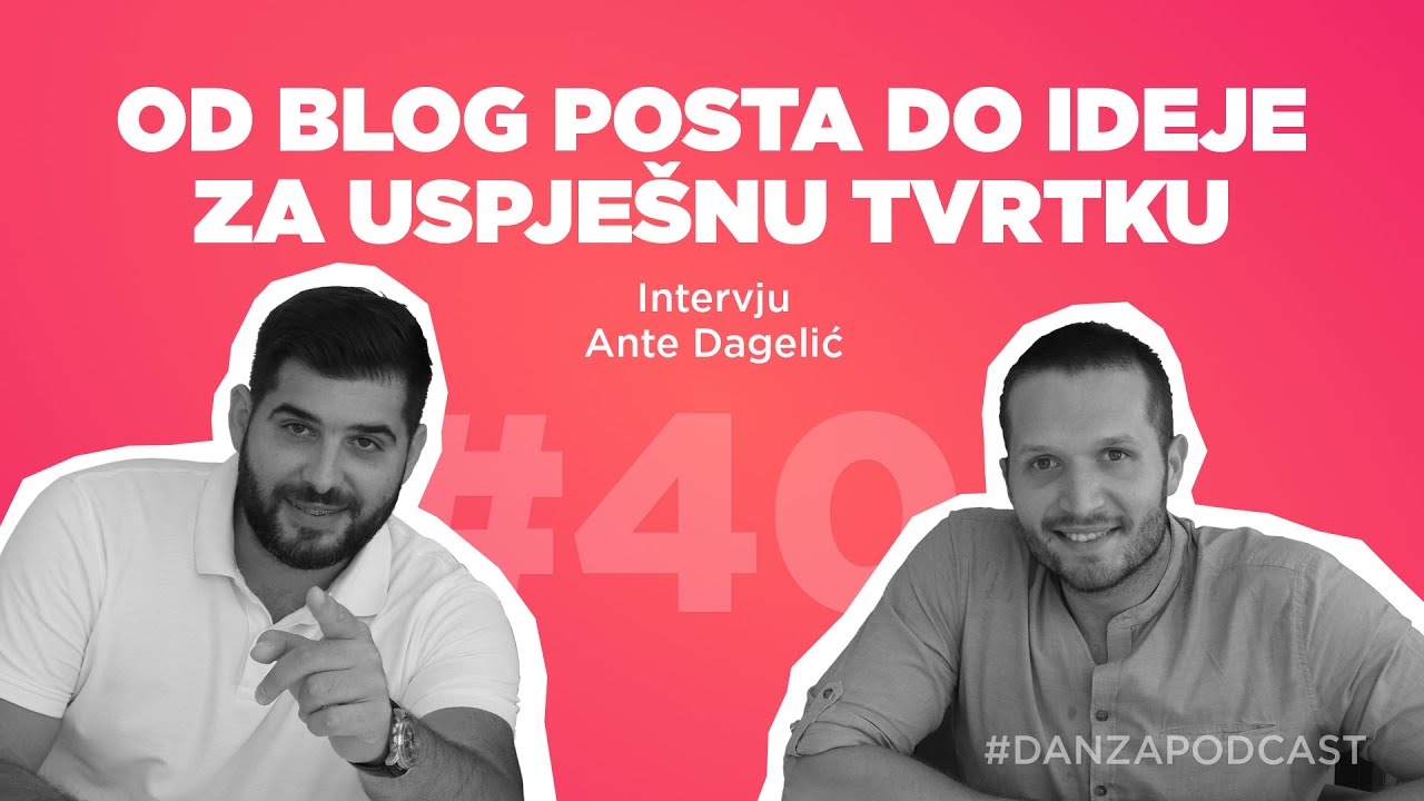 Od blog posta do ideje za uspješnu tvrtku | Ante Dragelić, GetByBus