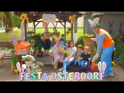 Conhecendo a Festa Osterdorf em São Martinho-SC - Osterdorf Party - Família Fafafran