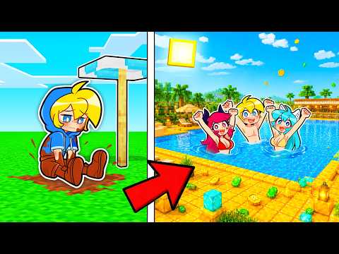 Da Pozza di Terra a PISCINA RICCHISSIMA Su Minecraft!