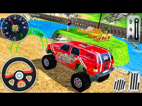 Offroad Jeep Hummer Driving Simulator - 4x4 Monster Truck Hill Drive - Android GamePlay #2