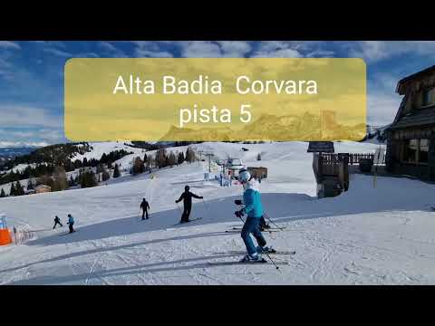 Alta Badia Corvara pista 5 #skiing #italy #snow  #winter #mountains #travel