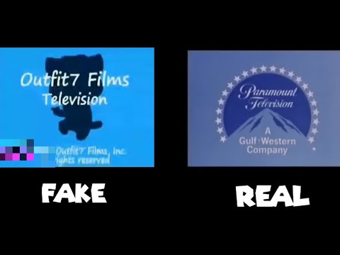 Fake Outfit7 Logo History VS Real Comparison