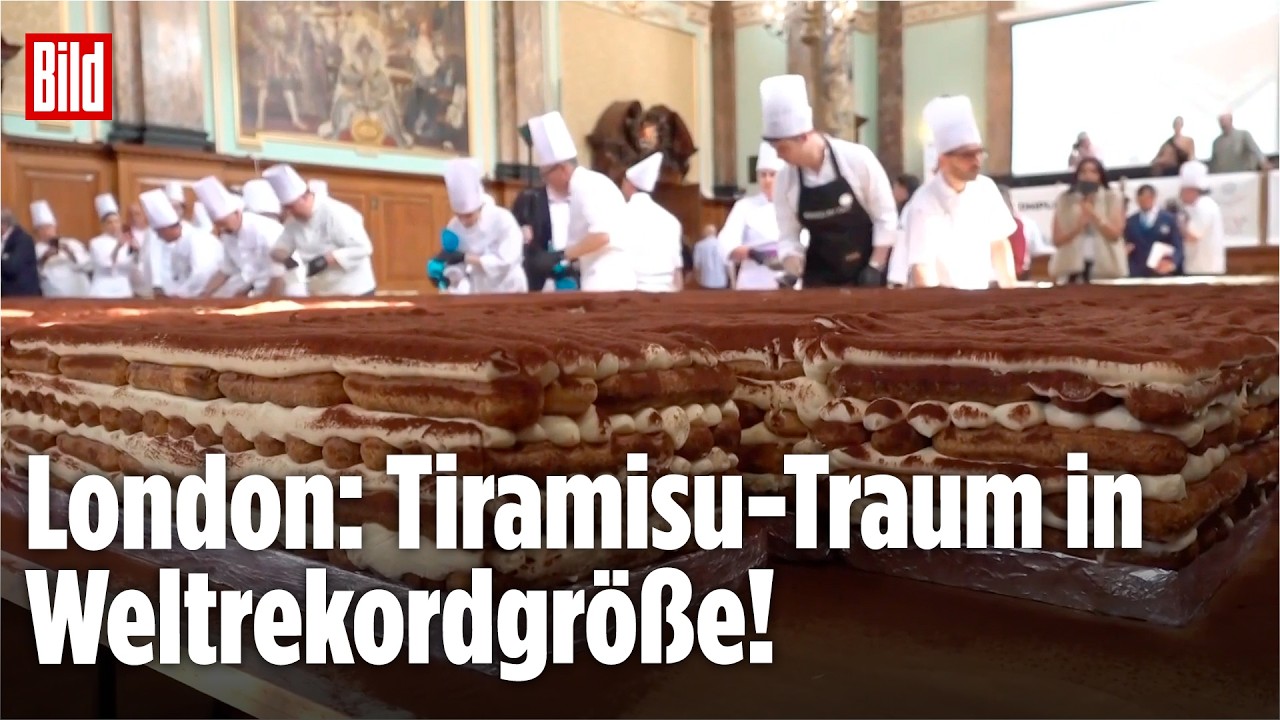 Rekord-Nachtisch: Das ist das größte Tiramisu der Welt