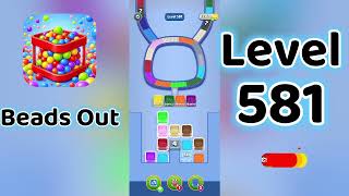 Beads Out Level 581 Walkthrough 🧩✨ | Tricky Bead Puzzle Solution | Go Answer