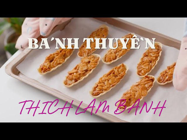 Cách làm bánh thuyền hạt giòn ngon