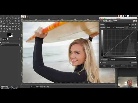 GIMP Tutorial 11 - Colour Curves