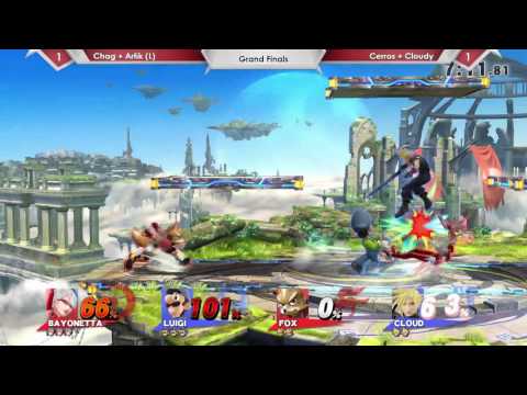SP60 2v2 Chag & Artik Vs. Cerros & Cloudy - Grand Finals -  Smash 4